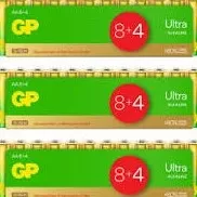 3 KART(36 ADET) GP Ultra Alkalin 12’li Aa Boy Kalem Pil (36 ADET)