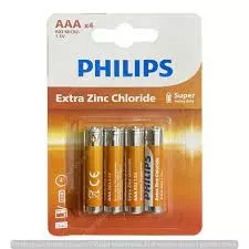 Philips AAA Extra Zinc Chloride super heavy duty AAA - 1.5v 4.lü