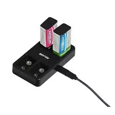 Beston M7004 4 Bölmeli Akıllı 9V Şarj Edilebilir Lityum Pil Şarj Cihazı