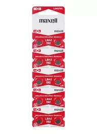 Maxell LR41 1.5V Alkalin Buton Pil 10 lu Paket