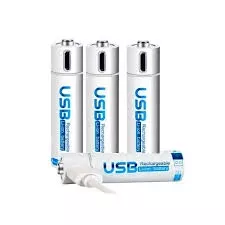 Beston USB Şarj Edilebilir Tip-C AAA Pil (4 adet) - 660 mWh 