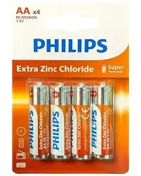 Philips AA Extra Zinc Chloride super heavy duty AA - 1.5v 4.lü