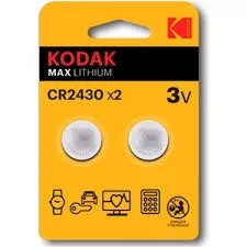 Kodak Pil Cr 2430 Baskül Pili Tartı Pili Terazi Bios Para Pili Kumanda Pili 1 Paket 2 Li Cr2430 Pil