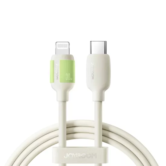 JOYROOM S-A53 30W TYPE C-LIGHTNING CABLE 1.2M BEJ