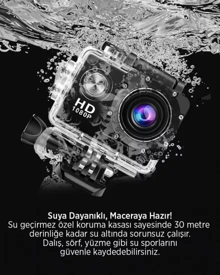Kensa KMR-1 1080P HD Aksiyon Kamerası