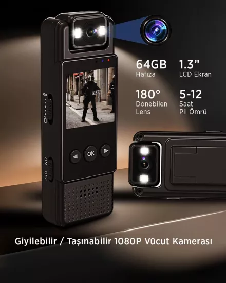 Kensa KMR-18 1080P Vücut Kamerası