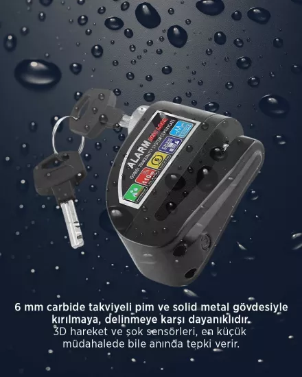 Kensa LCK-1 ALARMLI DİSK KİLİDİ