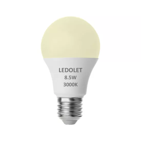 LEDOLET 8,5W SARI LED AMPUL