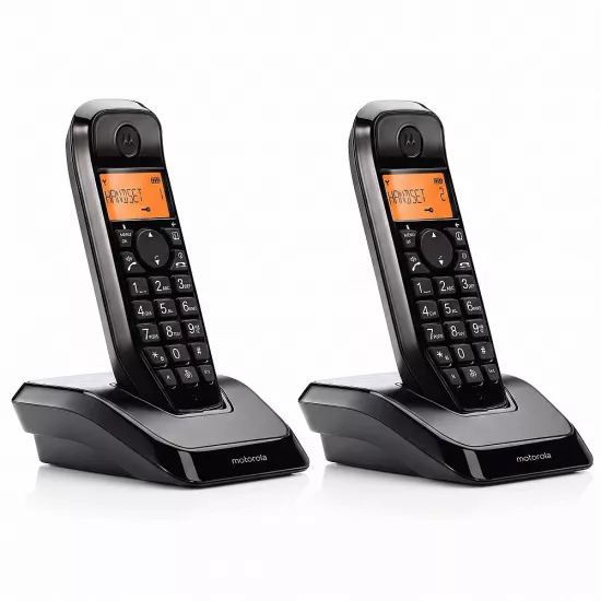 Motorola S1202B 2li Siyah Dijital Kablosuz Telsiz Telefon  