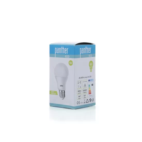 100 ADET BEYAZ RENK PANTHER ECO 9W BEYAZ AMPUL - 100 ADET BEYAZ RENK PANTHER ECO 9W BEYAZ E27 AMPUL