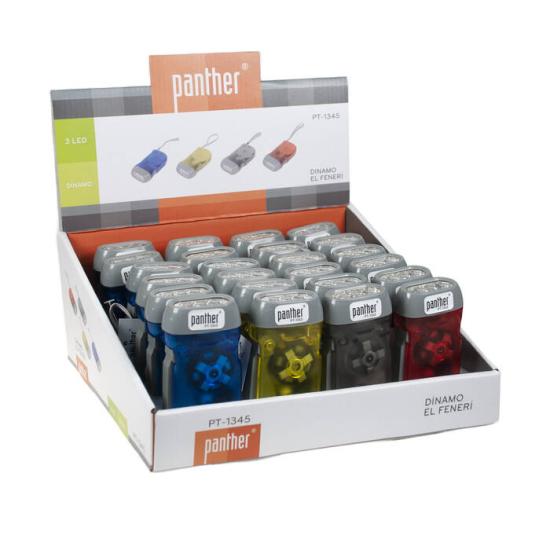 24 ADET DEPREM ÇANTASI PANTHER PT-1345 DİNAMO EL FENERİ