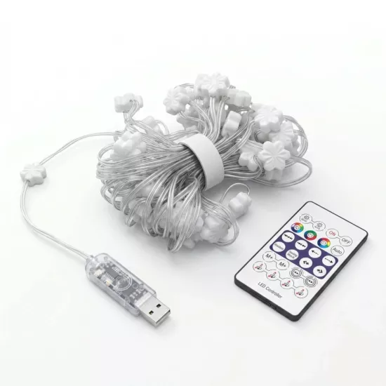 PANTHER PT-357 USB LED IŞIK 9M PASTEL FLOWER