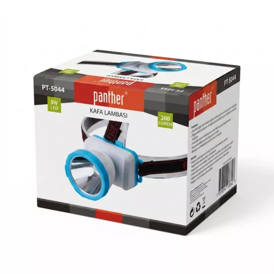 PANTHER PT-5044 PİLLİ KAFA LAMBASI