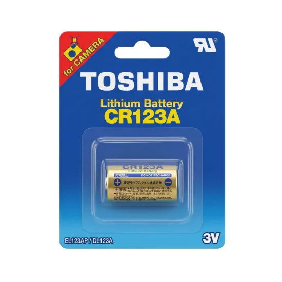 TOSHIBA CR123A 3V LITHIUM PİL 1Lİ