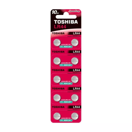 TOSHIBA LR44 ALKALİN PİL 10LU (2x5)
