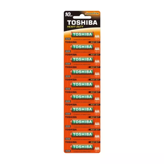 TOSHIBA R03KG KARTELA İNCE PİL 10LU