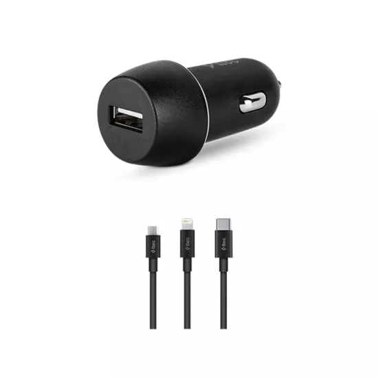 TTEC 2CKS20TS 2.1A ARAÇ Ş.CİHAZI + TRIO KABLO