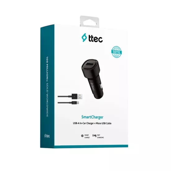 TTEC 2CKS30CS 2.4A ARAÇ Ş.CİHAZI+USB-C KABLO