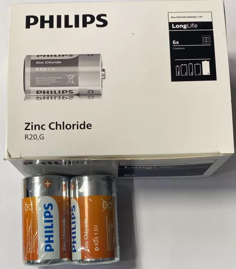 PHILIPS R20 D BOY BÜYÜK PİL 12 ADET
