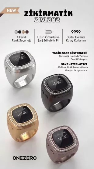 ZİKİRMATİK YÜZÜKYENİ MODEL -ZR1202 