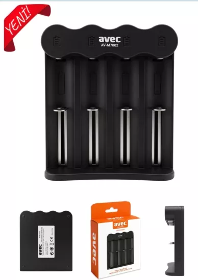 AVEC AV-M7002 LI-ON 4LÜ ŞARJ CİHAZI