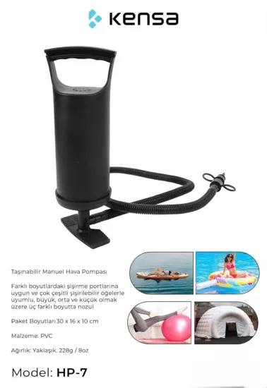 Kensa HP-7 Taşınabilir Manuel Hava Pompası