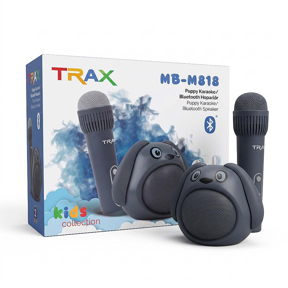 TRAX MB-M818 PUPPY KARAOKE BLUETOOTH SPEAKER