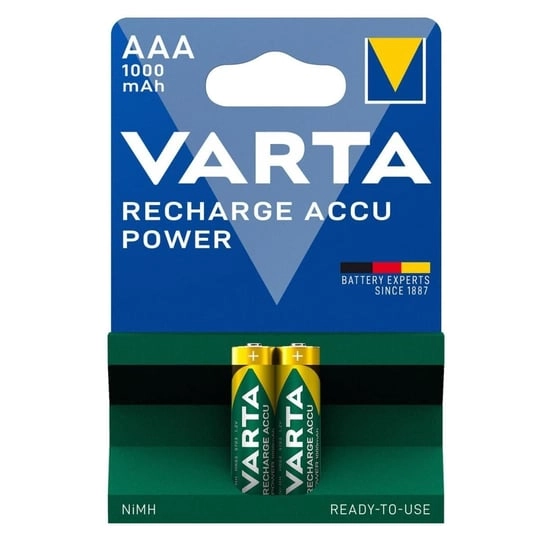 Varta AAA Şarjlı Pil 1000 mAh 1,2V Ni-Mh Yüksek Performanslı 